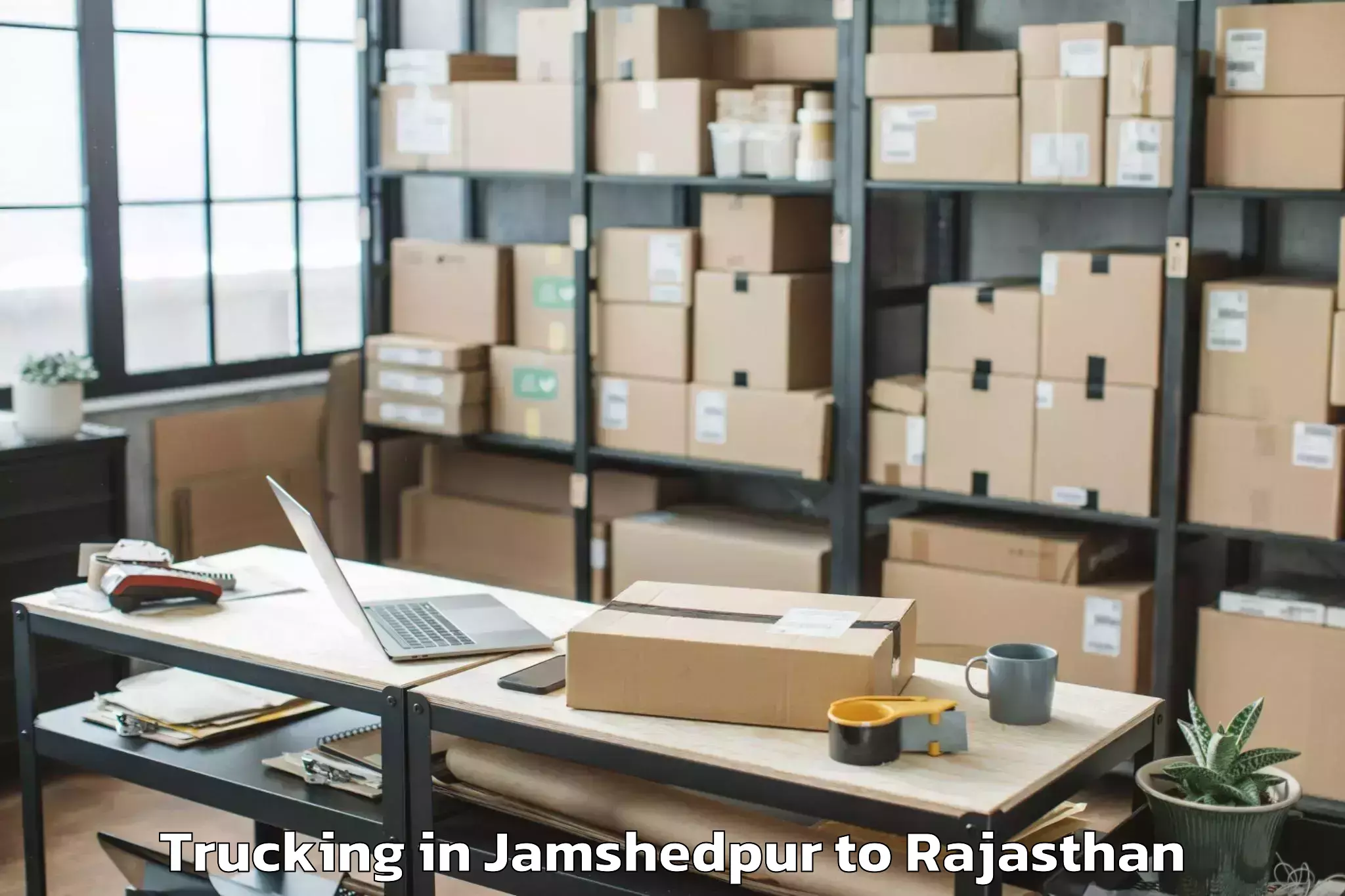 Easy Jamshedpur to Ladnu Trucking Booking